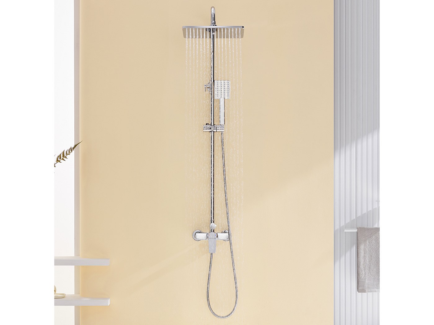 SENSEA - Easy douche- en badsysteem - Draaibare hoofddouche