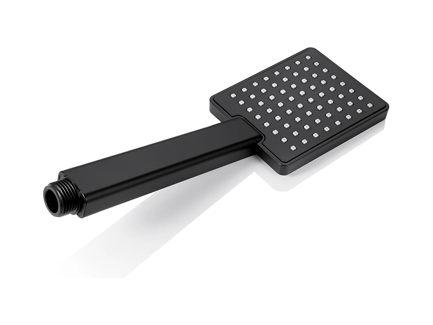 Columna de Ducha Negra con Grifos Conjunto de Ducha Altura Ajustable 2 Funciones con Ducha de Cabeza y Ducha de Mano