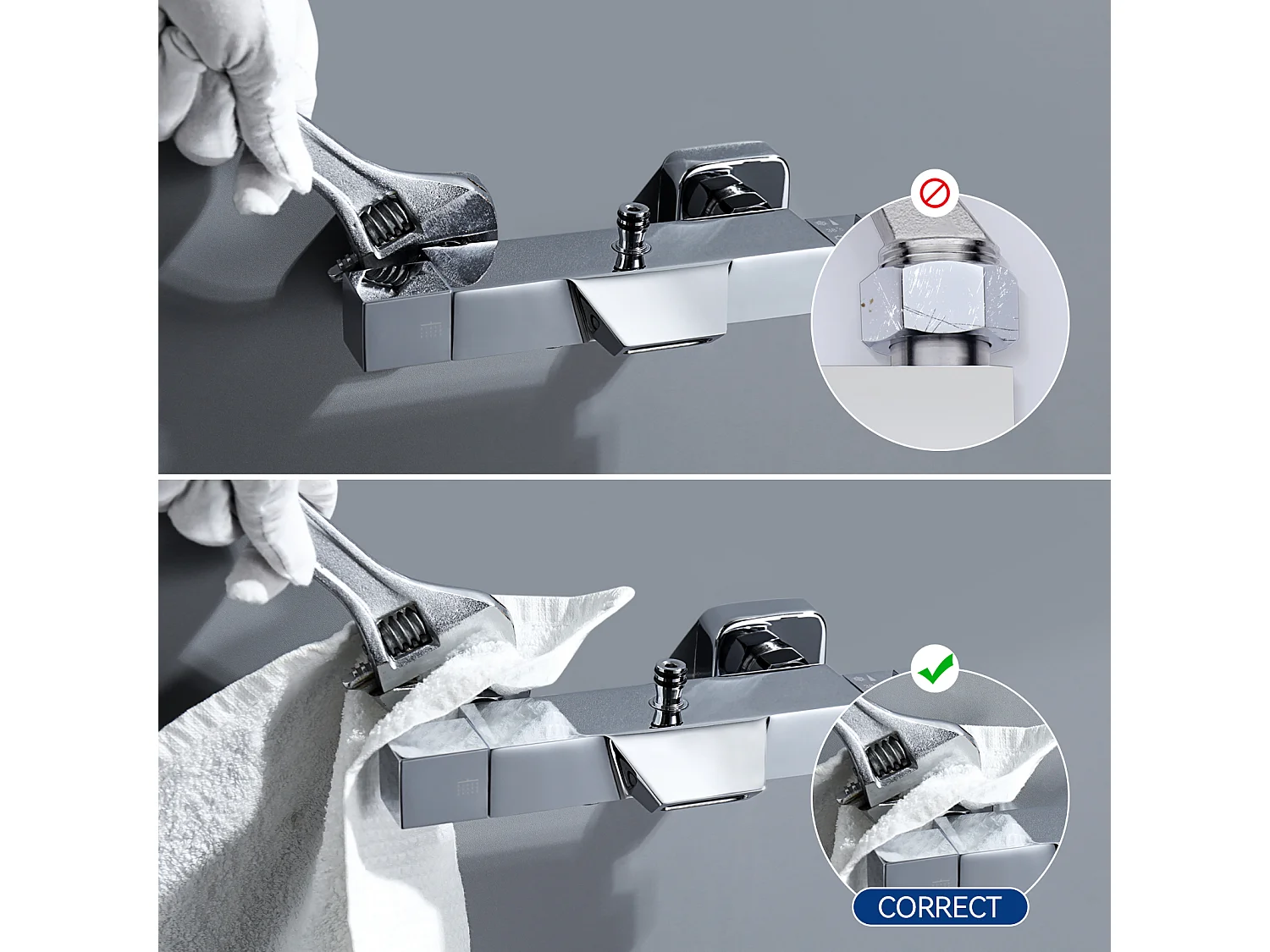 Colonne de Douche Thermostatique,Réglable en Hauteur,Système de douche en Laiton,3 Modes de Douche,Ensemble de Douche Mural,Chromé