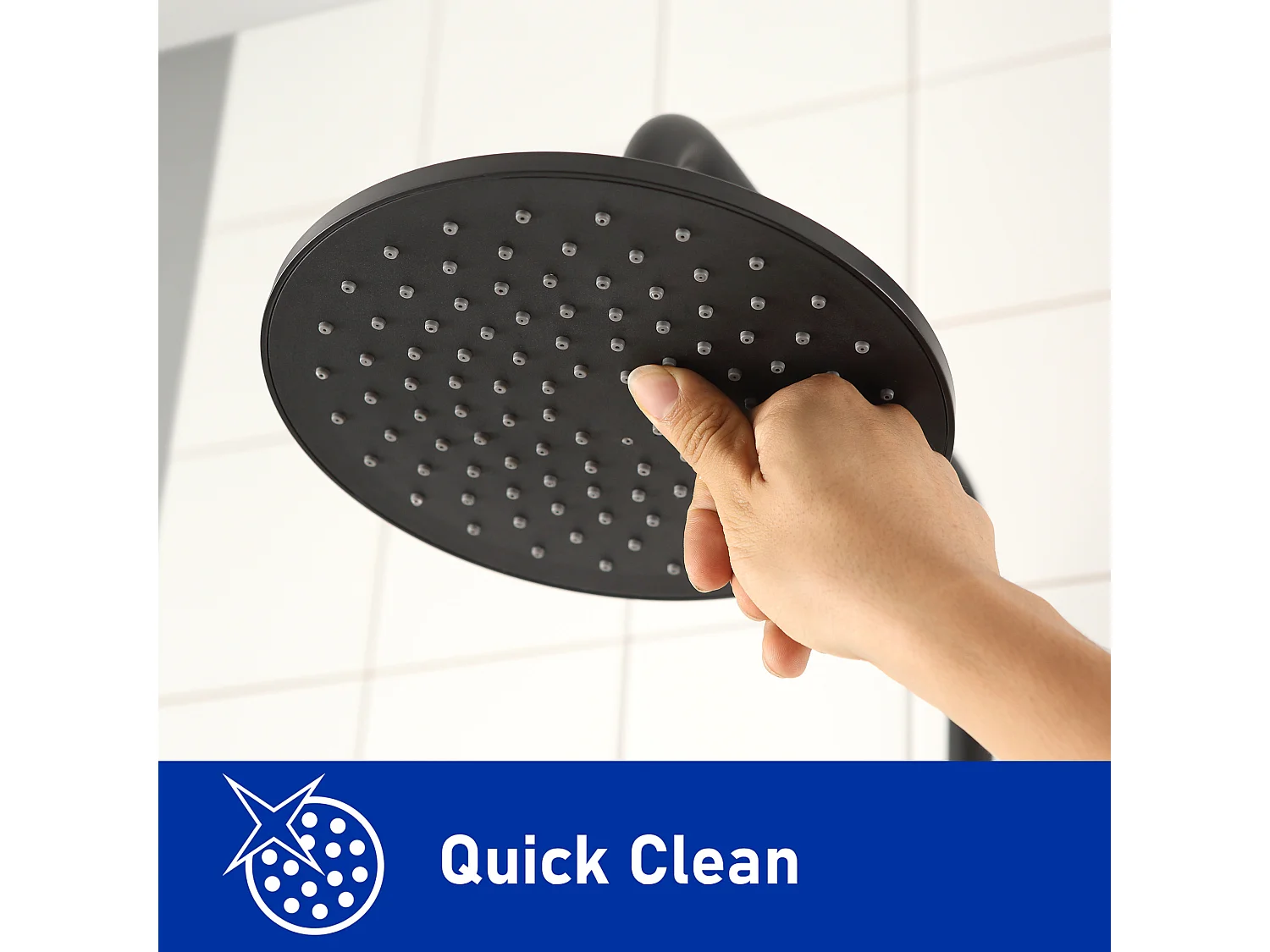 Cecipa max Columna de Ducha termostática Negra Juego de Ducha Redonda con Grifo Monomando Sistema de Ducha Regulable en Altura, Modelo UE