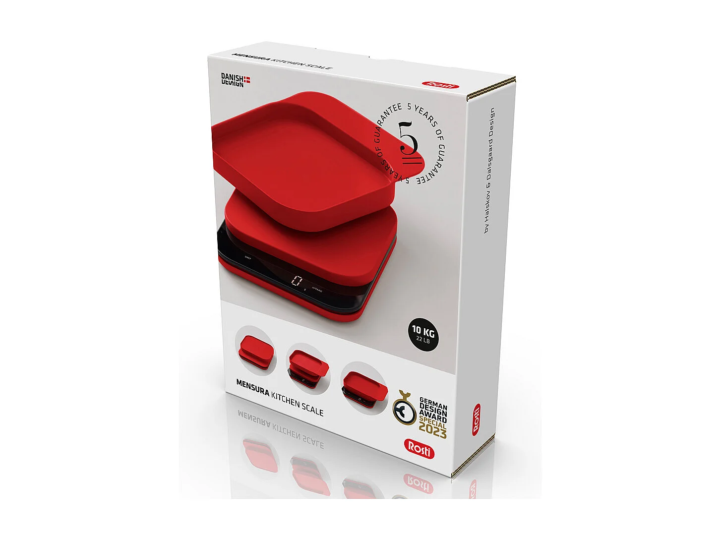 Balance de cuisine Mensura Rouge