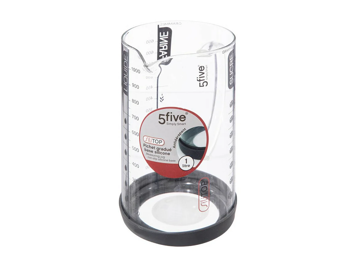 Verre Doseur Gradué Verre "Silitop" 1L Transparent