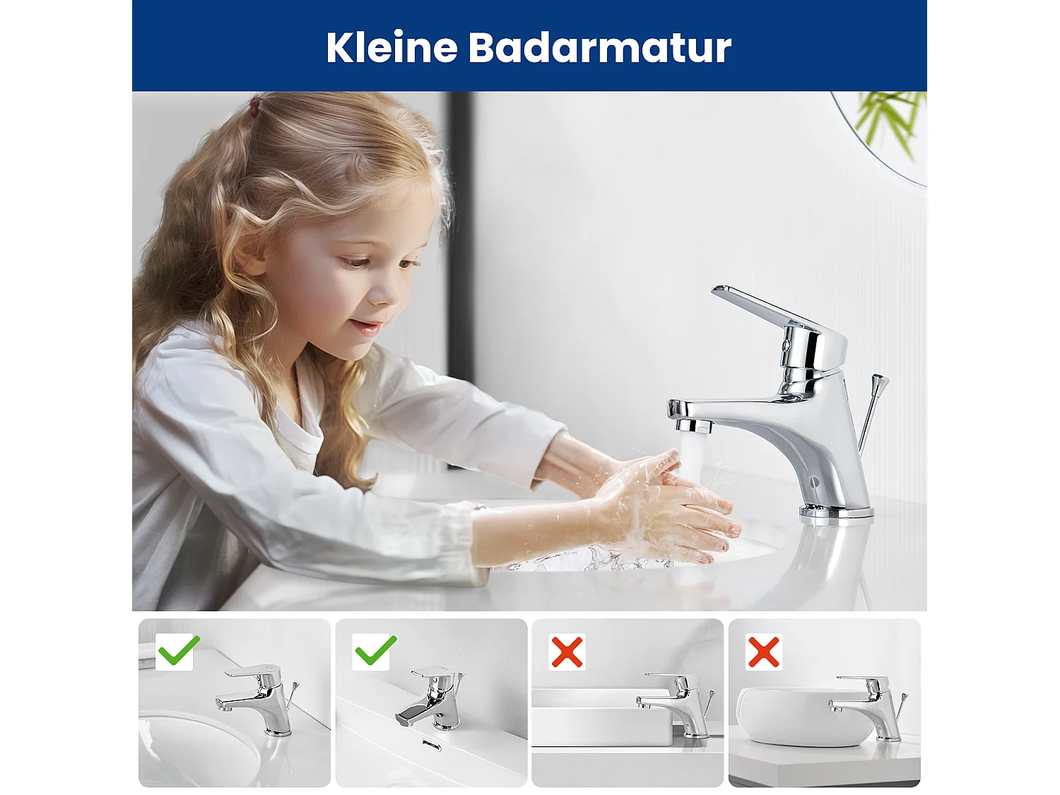 2PCS Cecipa max Robinet de Salle de Bain avec Garniture de Vidage - Mitigeur de Lavabo avec Tirette - Robinet de Lavabo Chrome,EU Modèle