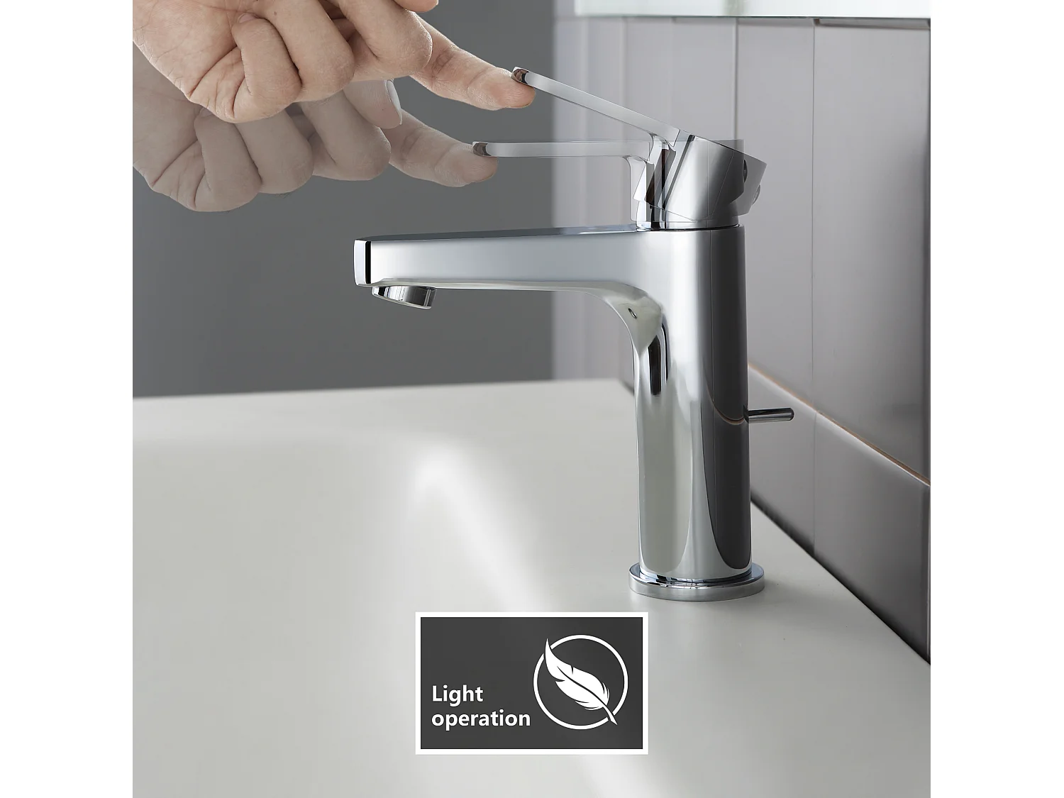 uds Cecipa max grifo de lavabo cromado, grifo de baño con drenaje automático, mezclador de lavabo para baño, modelo UE