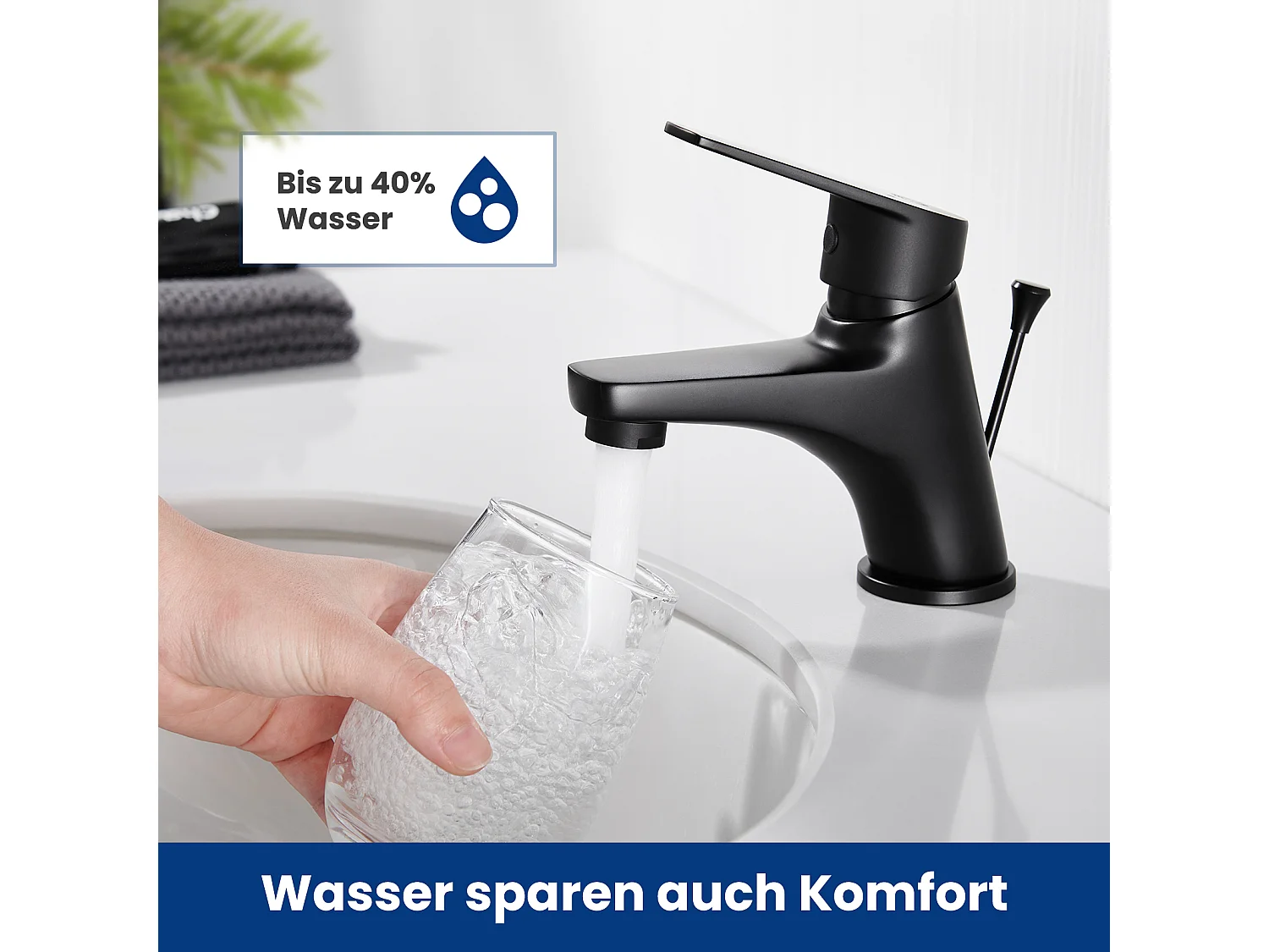 Cecipa max Mitigeur lavabo Robinet avec levier de vidange Noir Laiton,EU Modèle