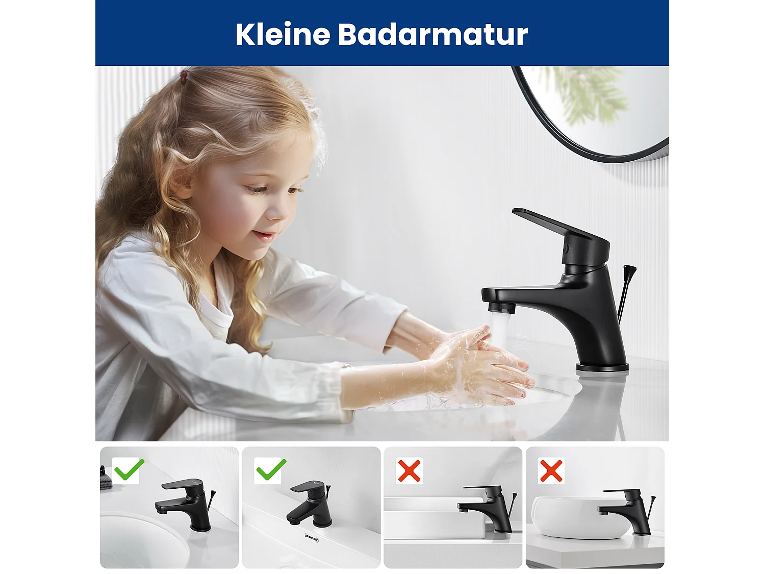 Cecipa max Mitigeur lavabo Robinet avec levier de vidange Noir Laiton,EU Modèle