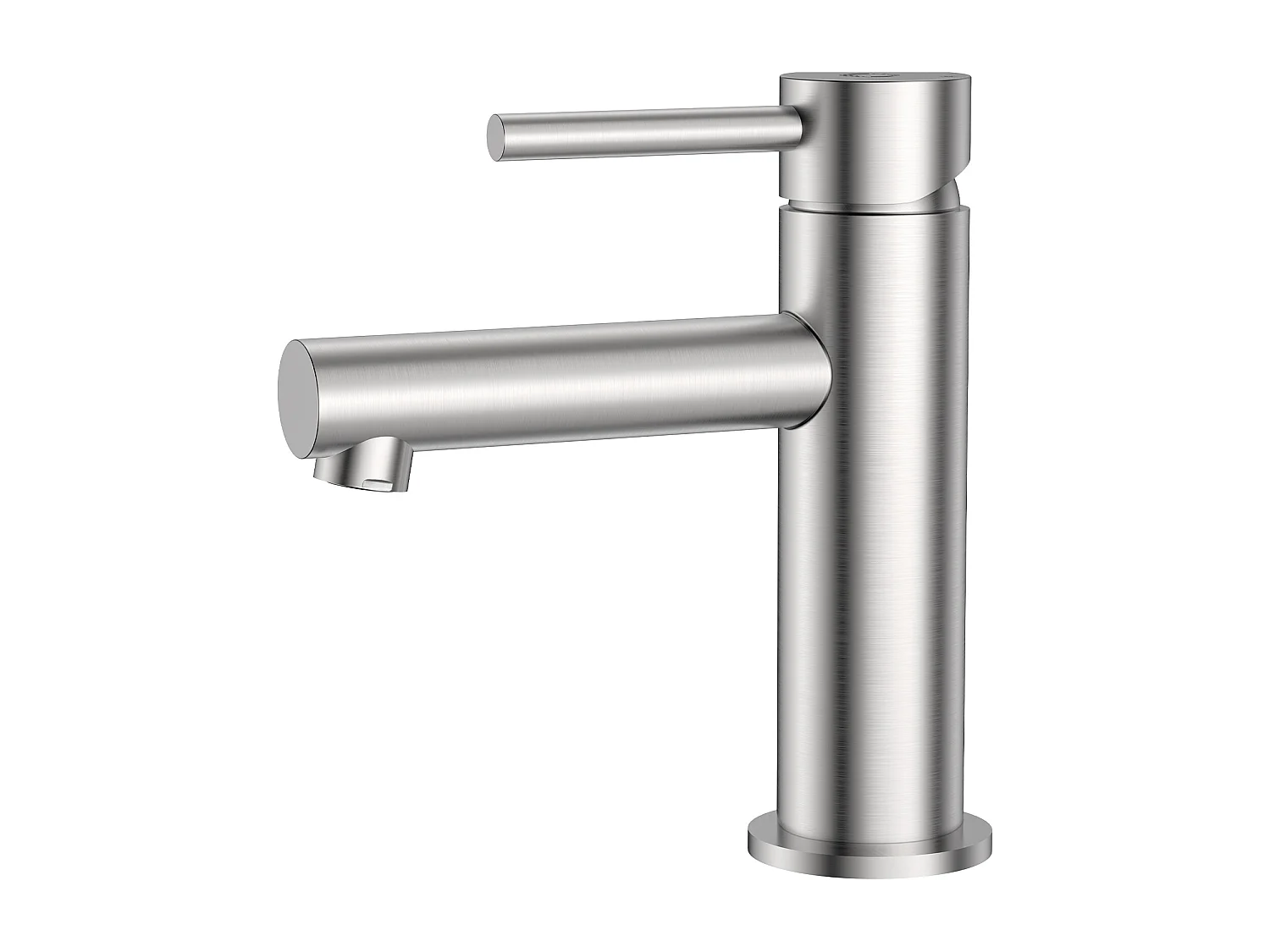Cecipa max Robinet pour Lavabo Brossé, Mitigeur pour Lavabo de Salle de Bain, Robinet pour Lavabo de Salle de Bain Eau Froide et Chaude,EU Modèle