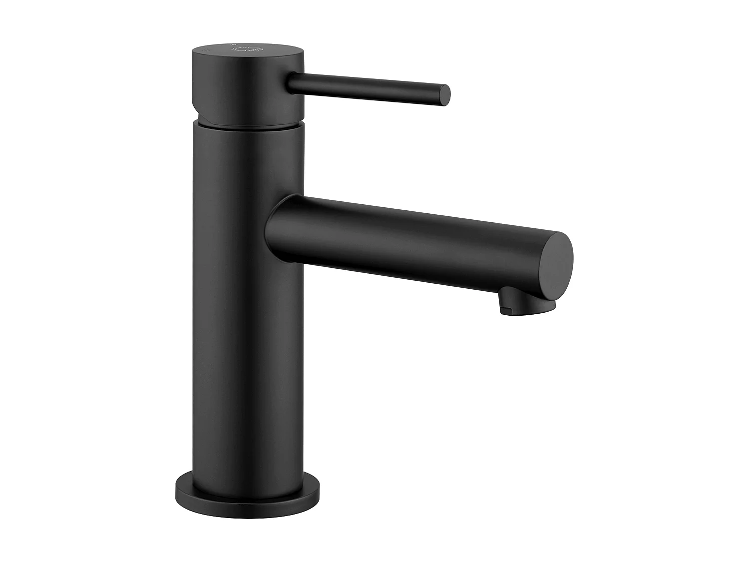 Cecipa max Schwarzer Waschbeckenhahn, Badezimmerwaschbeckenhahn, Badezimmerwaschbeckenmischbatterie, Kalt- und Warmwasser, EU-Modell