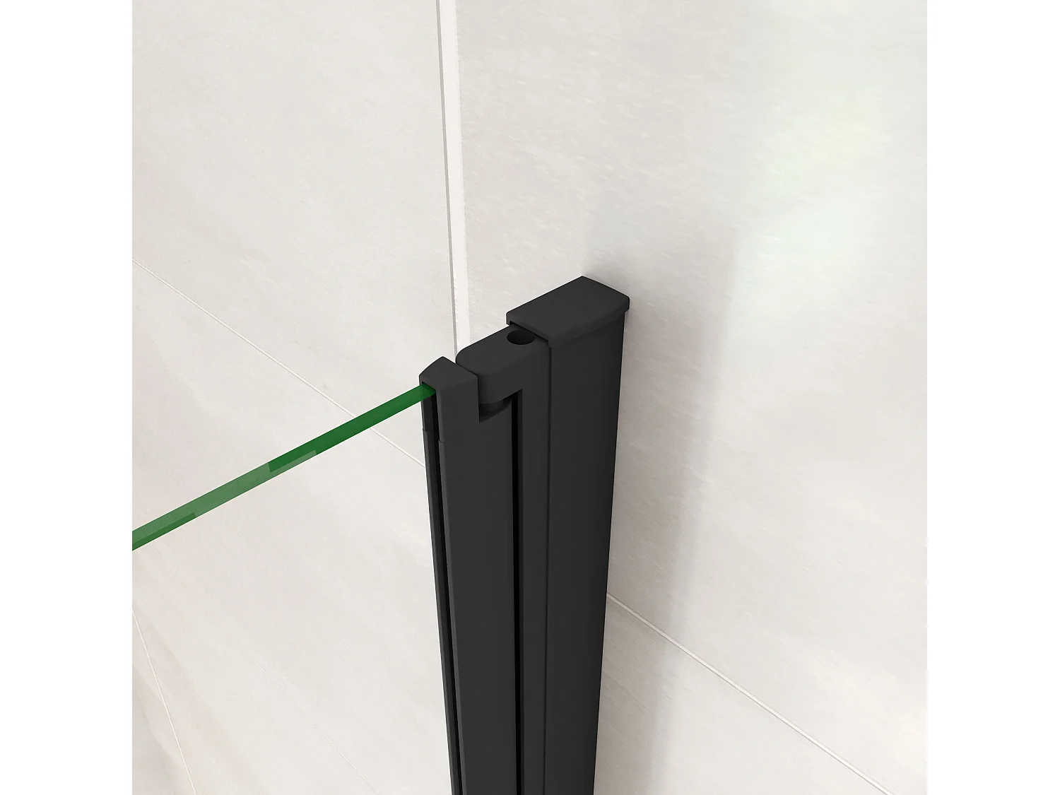 Painel de Banheira Dobrável 3 Folhas Vidro Anti-calcário 6mm Dobrável 3 vezes Dimensões (1280-1300)x1400mm