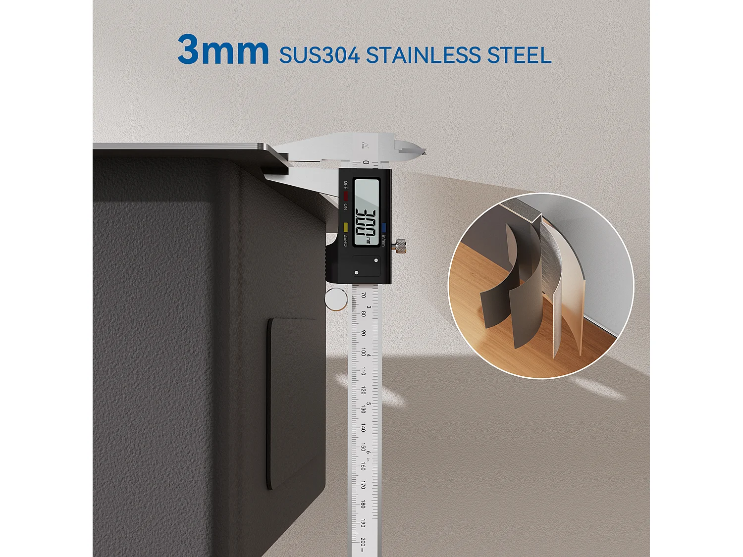 Évier Cuisine 1 Bac 44*49*20 CM,Lavabo Cuisine avec Distributeur Savon,Inox 304,Évier encastré/à Poser Évier avec Trou de Montage pour Robinet