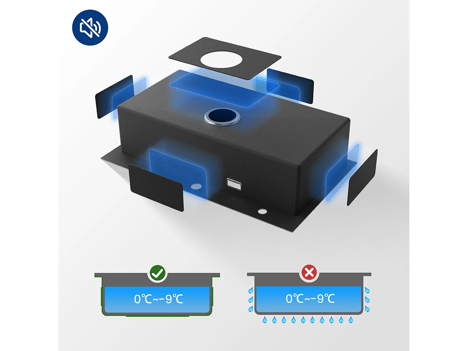 Auralum MAX Lavello Cucina 1 Vasca Inox Spazzolato 75*45*19CM-Lavello 1 Vassoio con Scolapiatti pieghevole-Grande Capacità con Due Fori di Montaggio