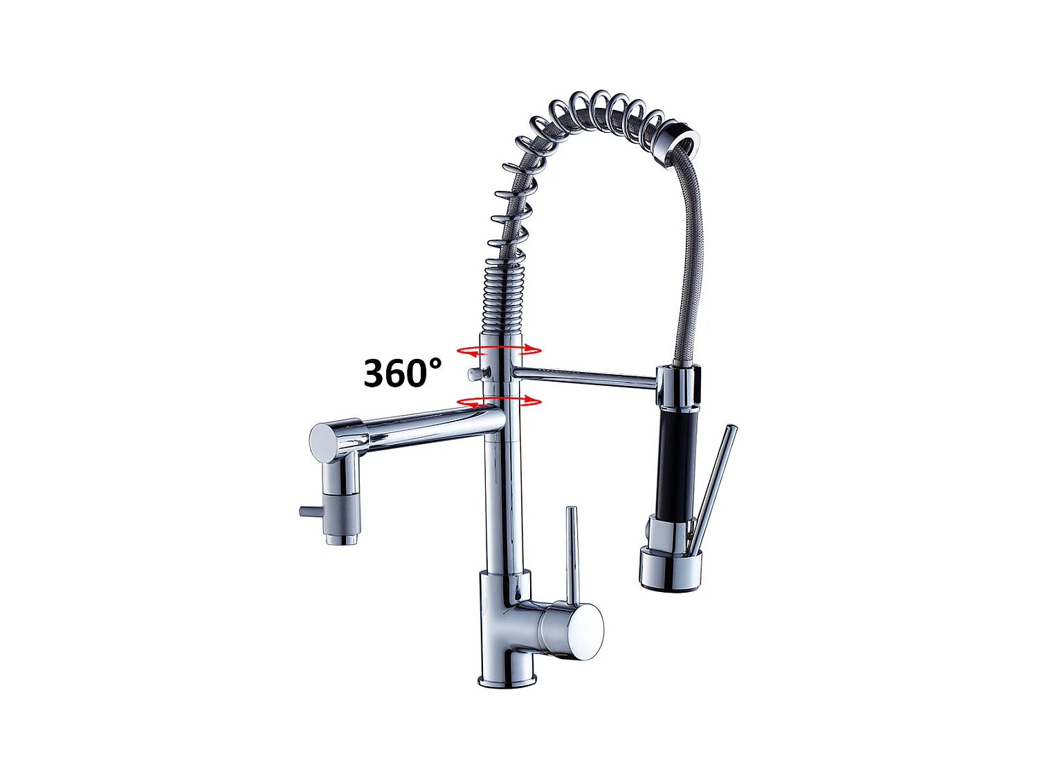 2 en 1 Évier de Cuisine 2 Bac 75x45x19cm,Encastré/ à Poser avec Distributeur de Savon+Robinet Cuisine Rotatif 360° Douchette Extractible