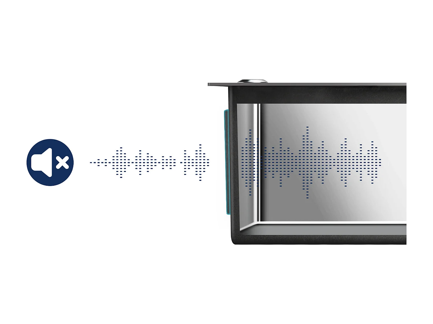 Évier Cuisine 1 Bac 68*45*19CM INOX Trop Plein Évier à Encastrer,  avec Distrubuteur Savon et Égouttoir Panier, Brossé,EU Modèle