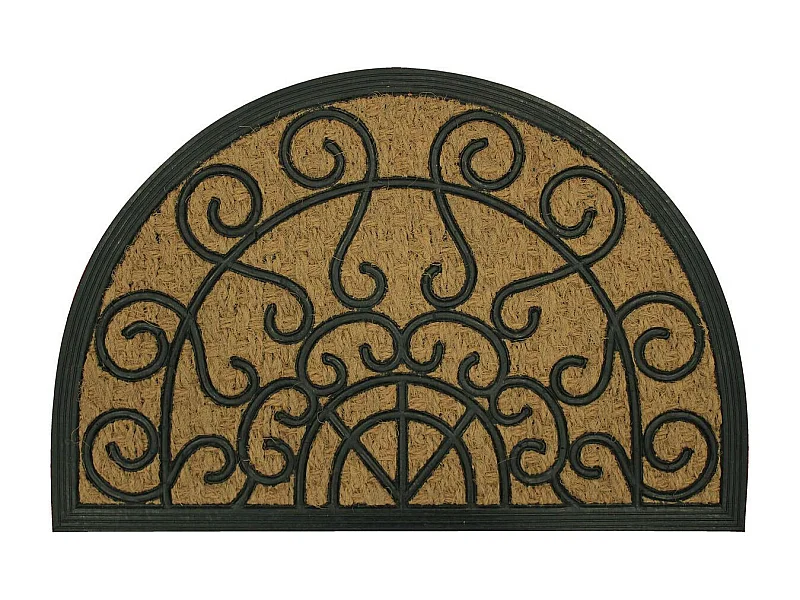 Paillasson Demi-Lune "Marquis" 40x60cm Naturel