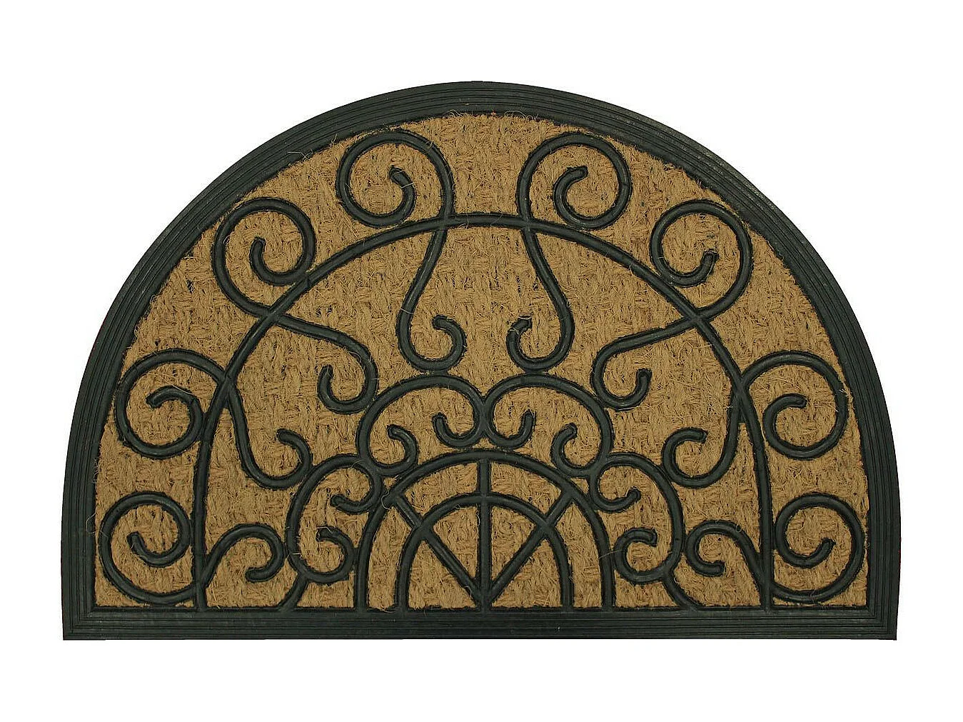 Paillasson Demi-Lune "Marquis" 40x60cm Naturel