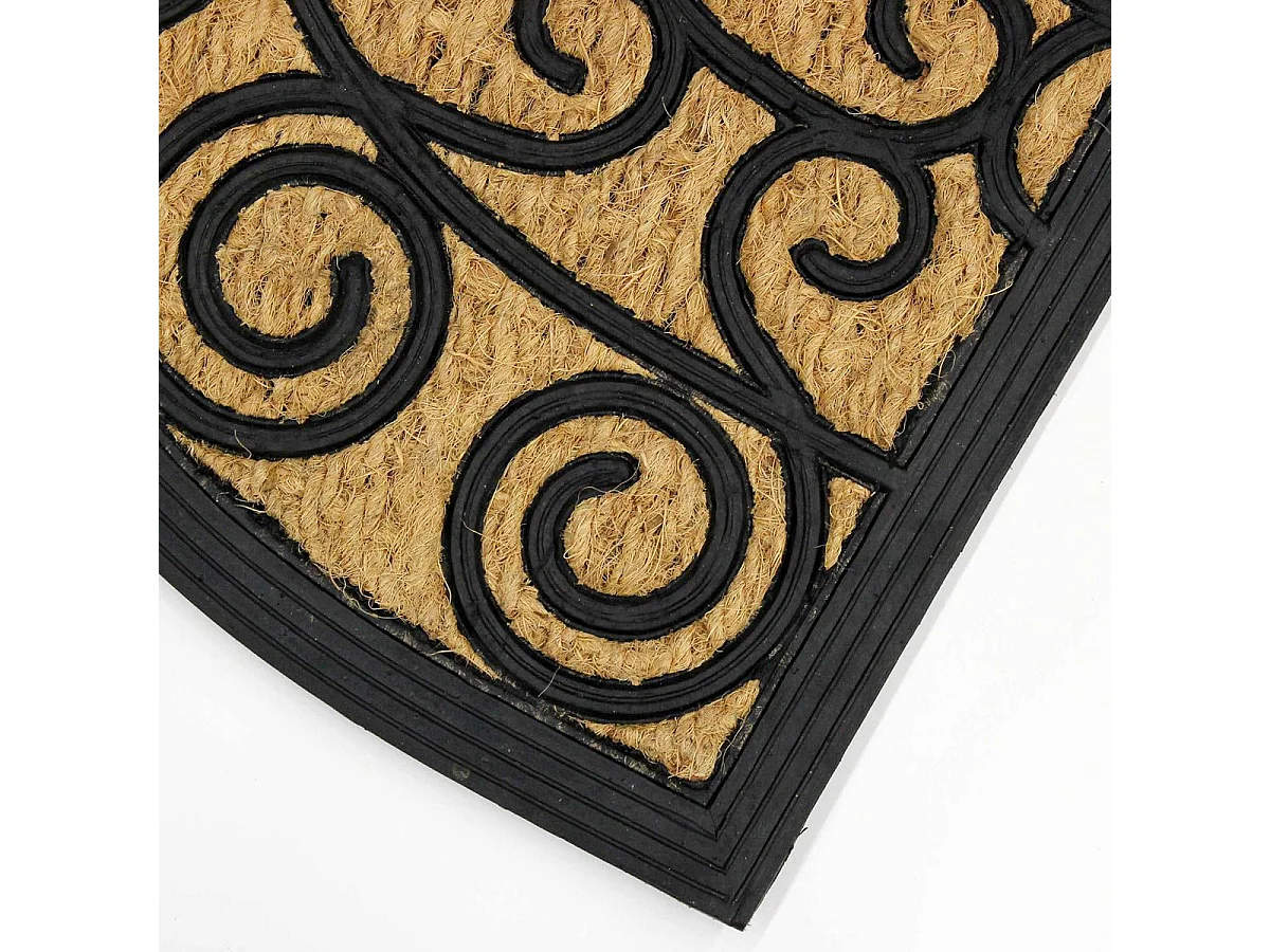 Paillasson Demi-Lune "Marquis" 40x60cm Naturel