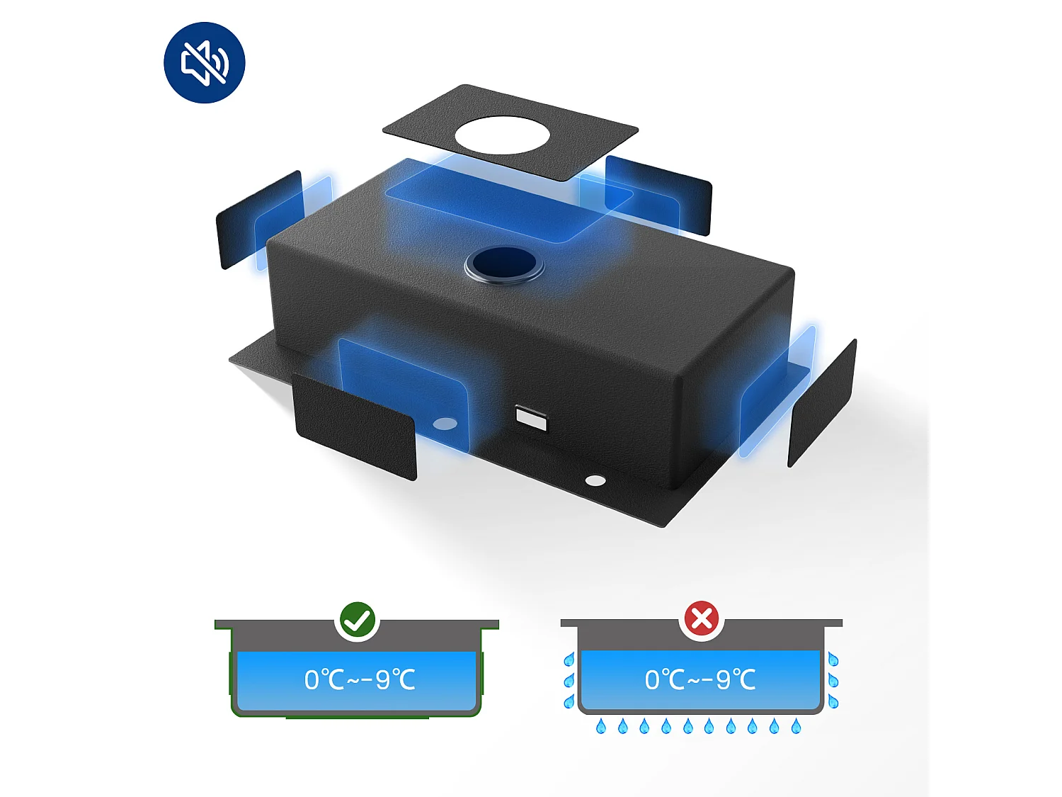 Auralum MAX Évier de Cuisine 1 Bac 75 x 45 cm,Évier Inox Noir avec Égouttoir Pliable+Mitigeur Cuisine,Acier Inox 304 Rabattable Pivotant à 360°,Noir