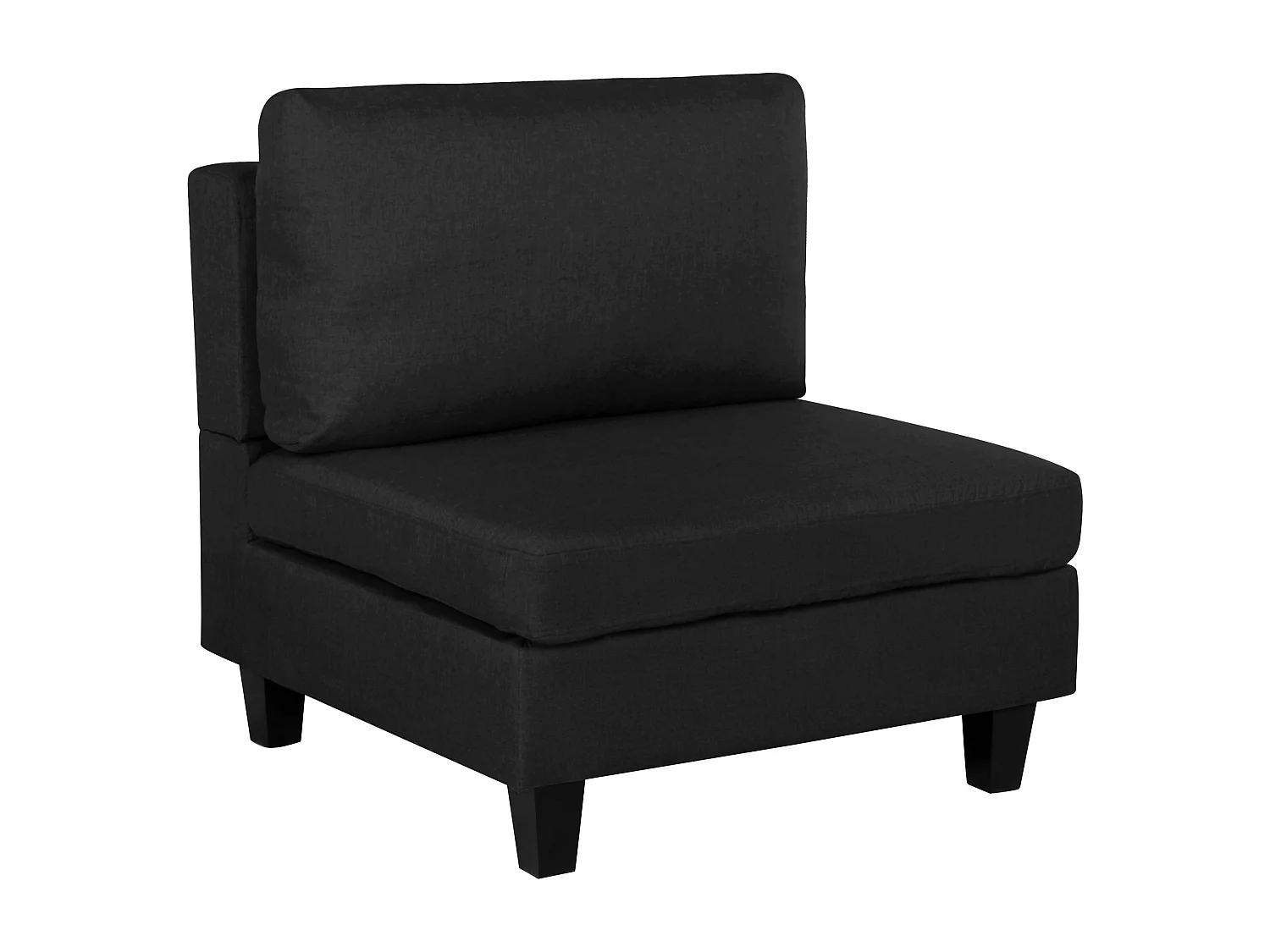 Module fauteuil FEVIK Tissu Noir