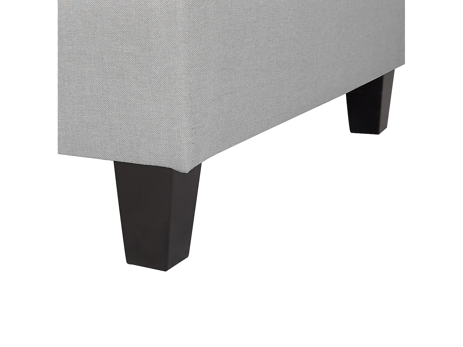 Modernes Sesselmodul zum Sofa mit Polsterbezug in Hellgrau Fevik