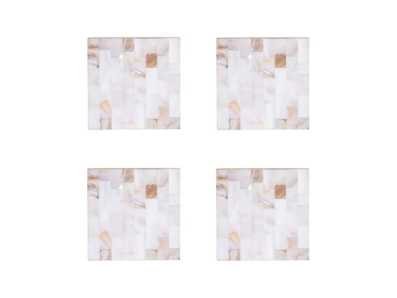 Coffret de 4 dessous de verre Posidonie