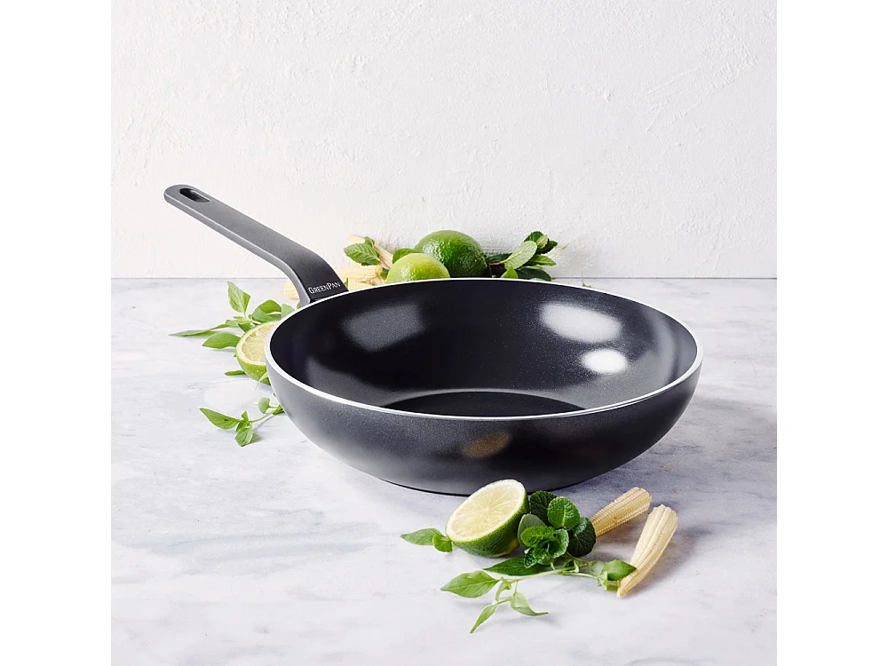 Wok 28 cm aluminium revêtement céramique - Essence