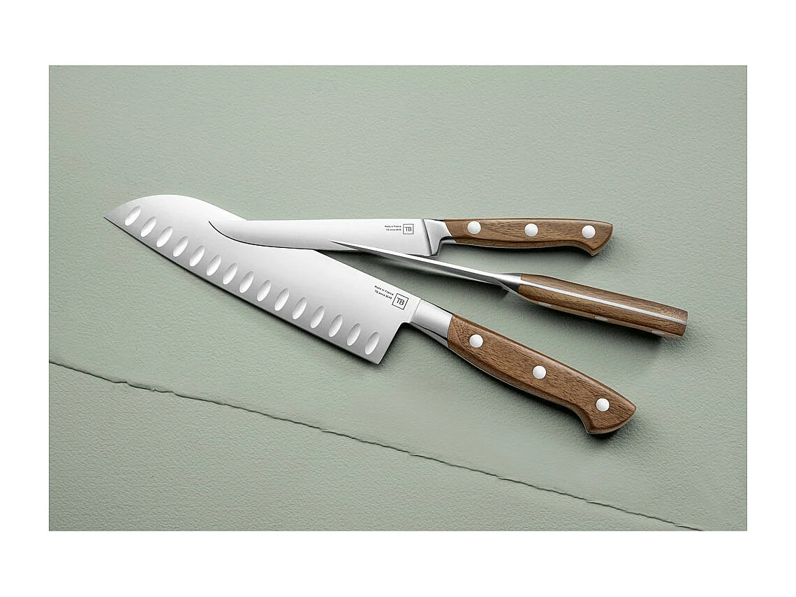 Couteau Santoku Georges en bois 19 cm