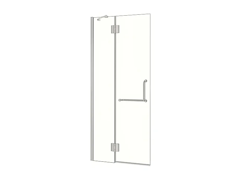 AICA Walk in Frontal Abatible Perfil Cromado Vidrio Antical 8mm (756-776)x1900mm