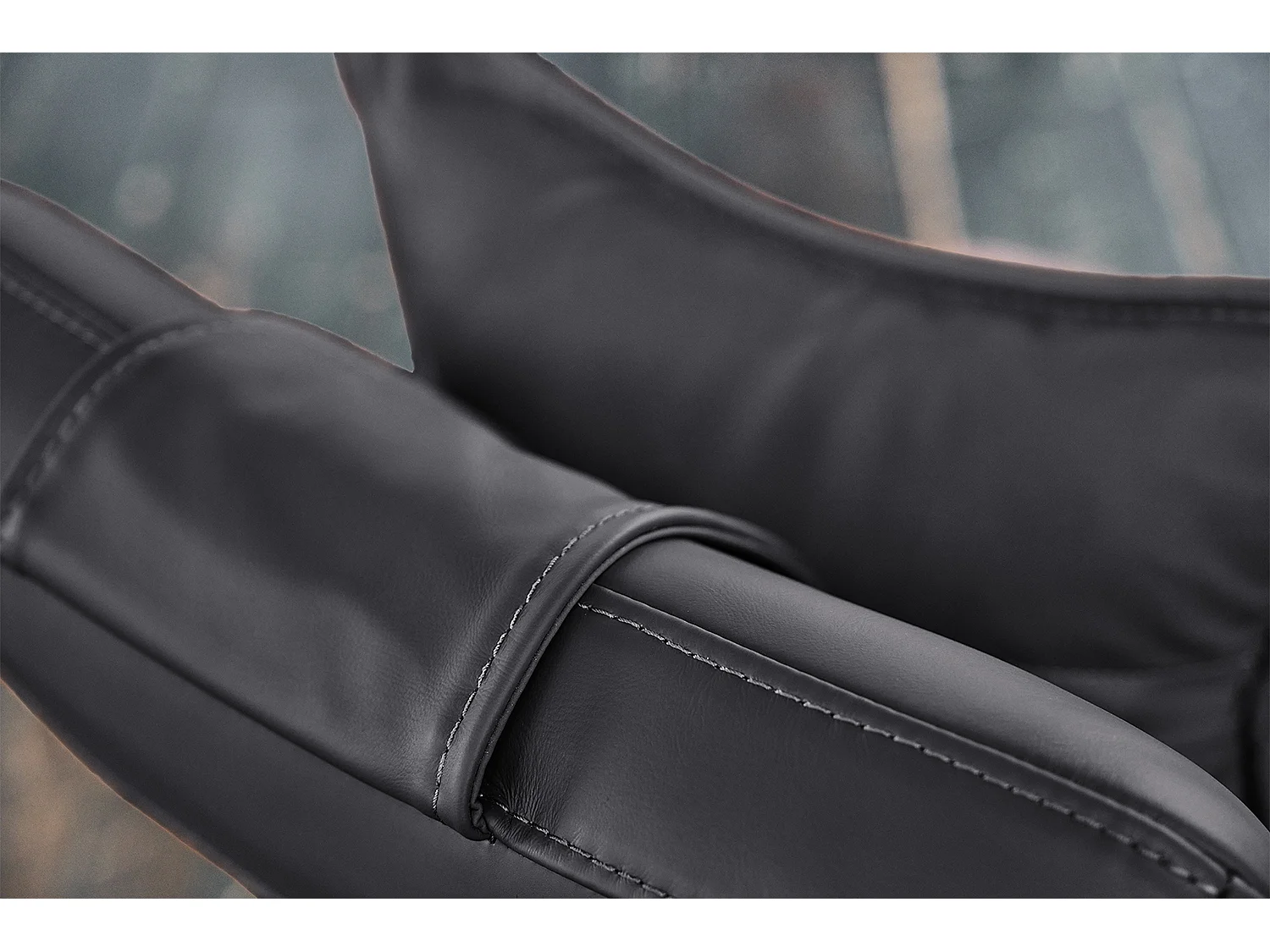 Chaise longue - Nero pelle - CAVAL