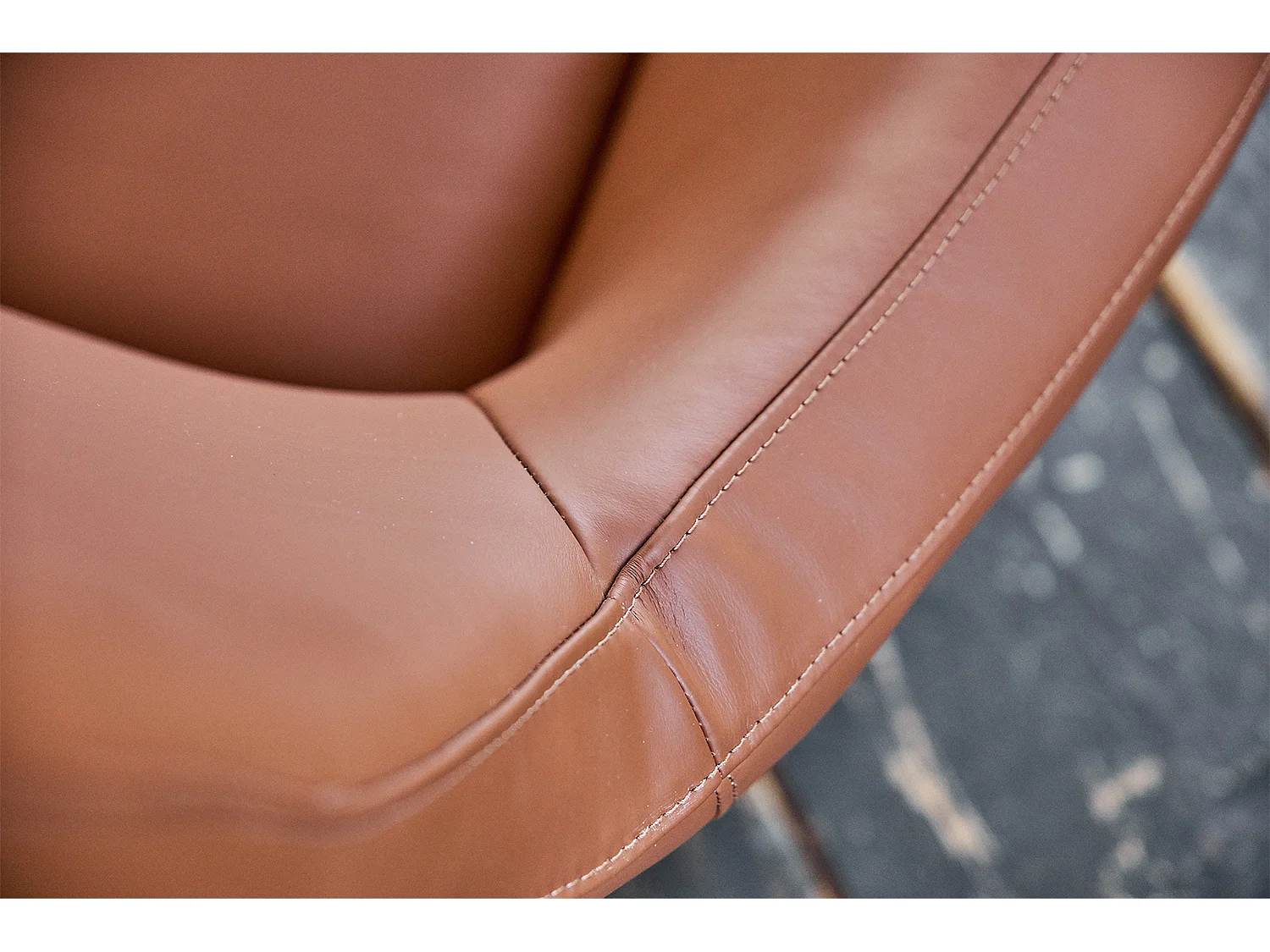 Chaise longue - marrone pelle - CAVAL