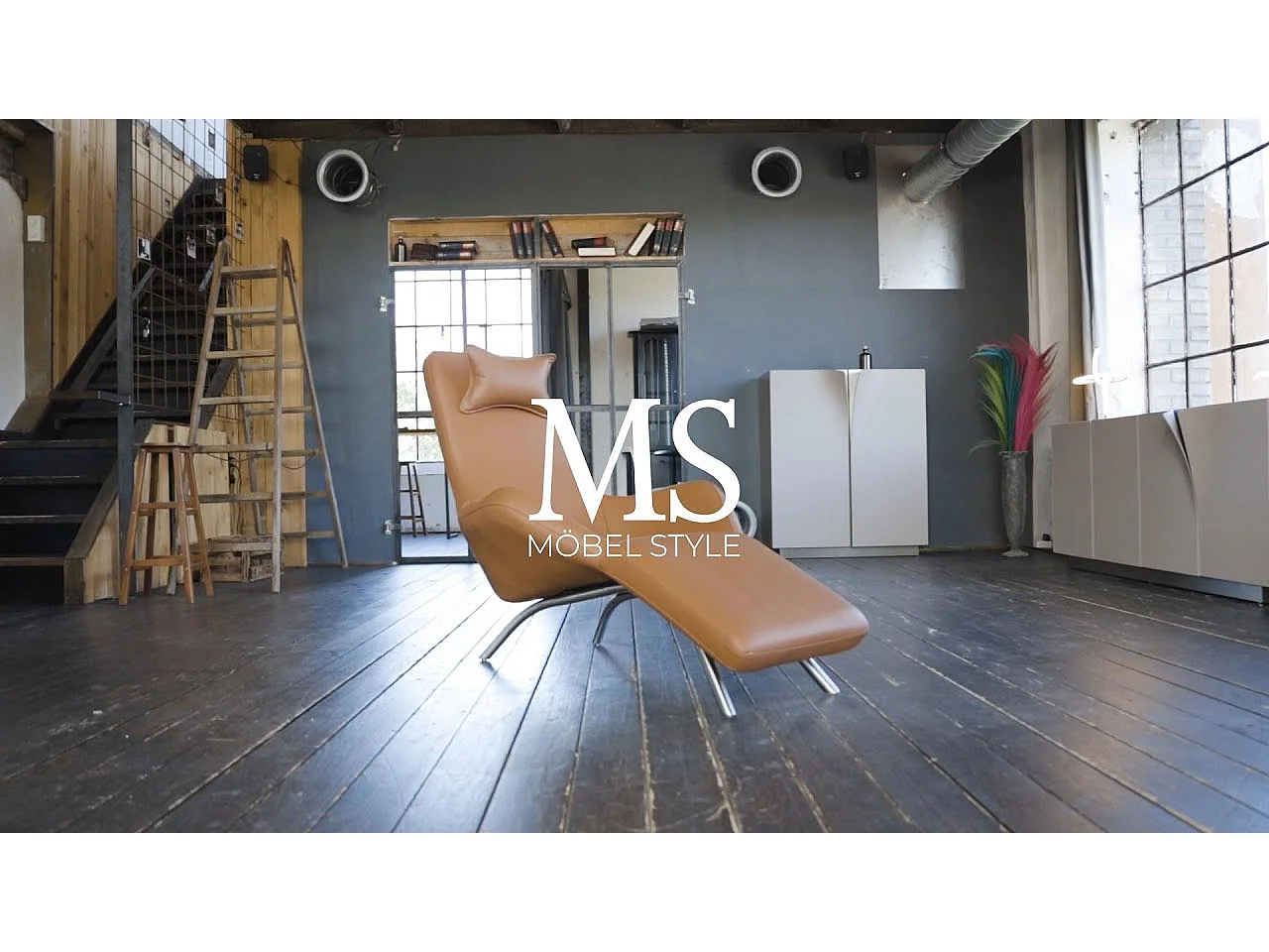 Fauteuil - Gris cuir - CAVAL