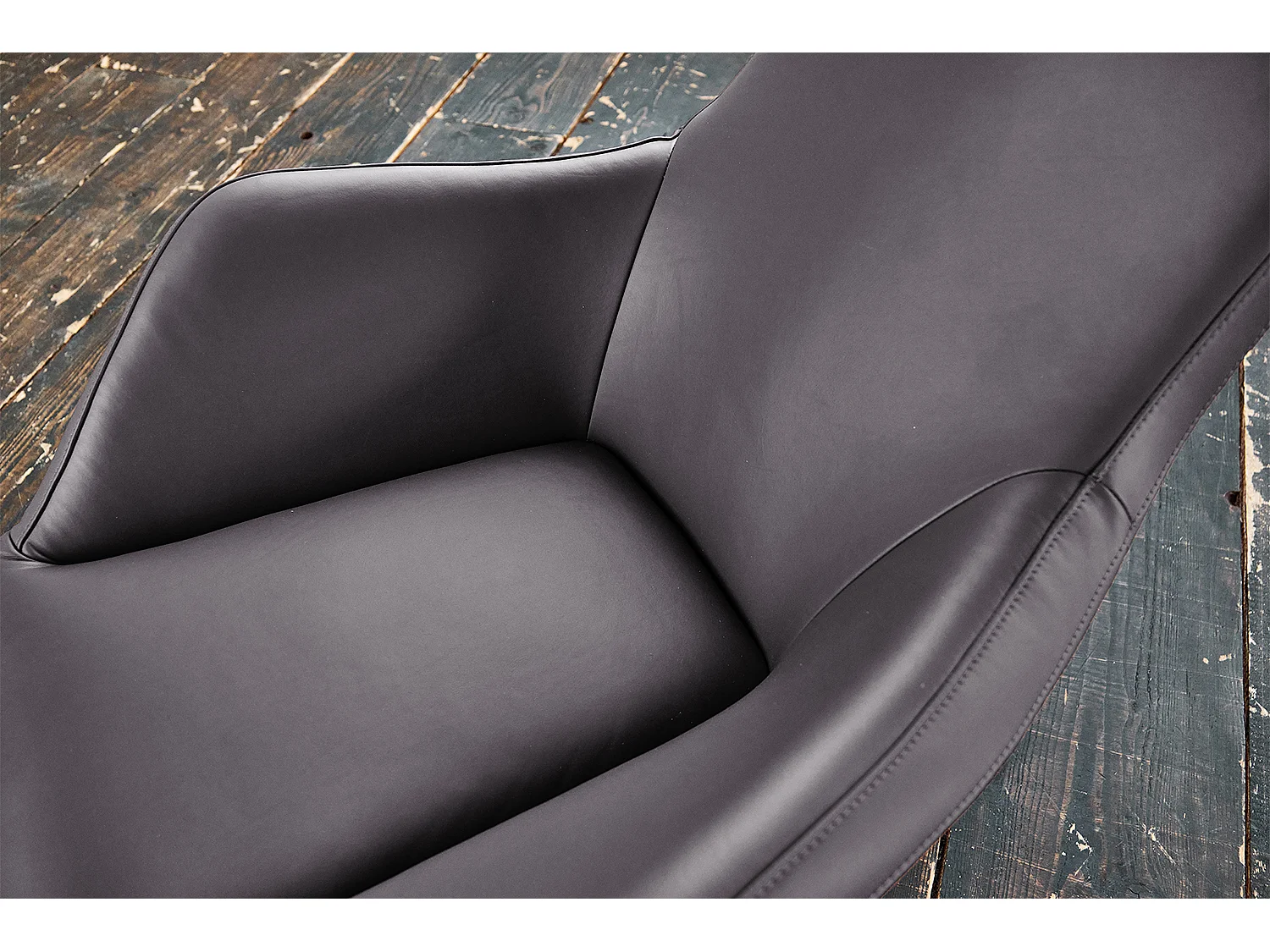 Chaise longue - Grigio pelle - CAVAL