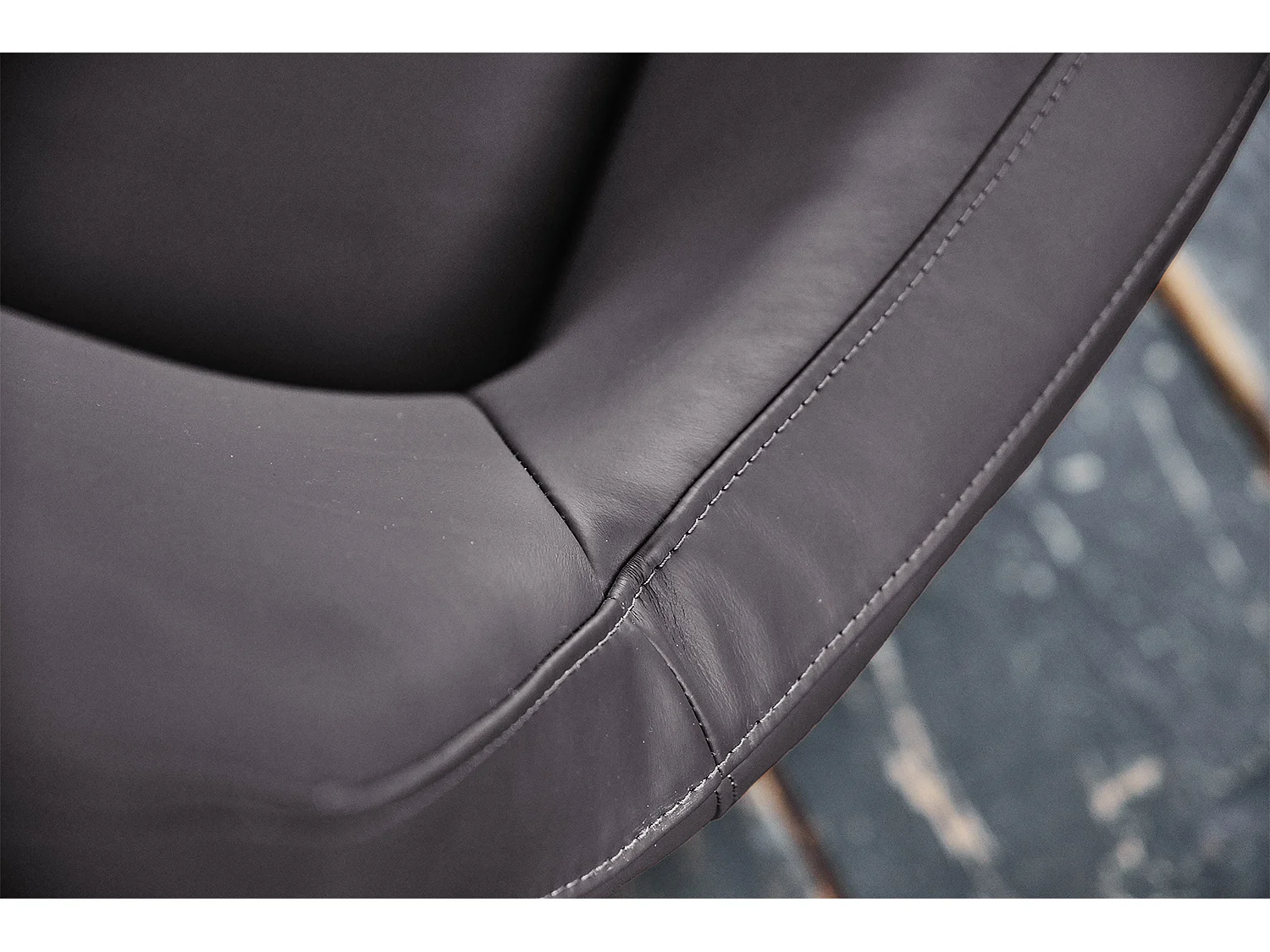 Chaise longue - Grigio pelle - CAVAL