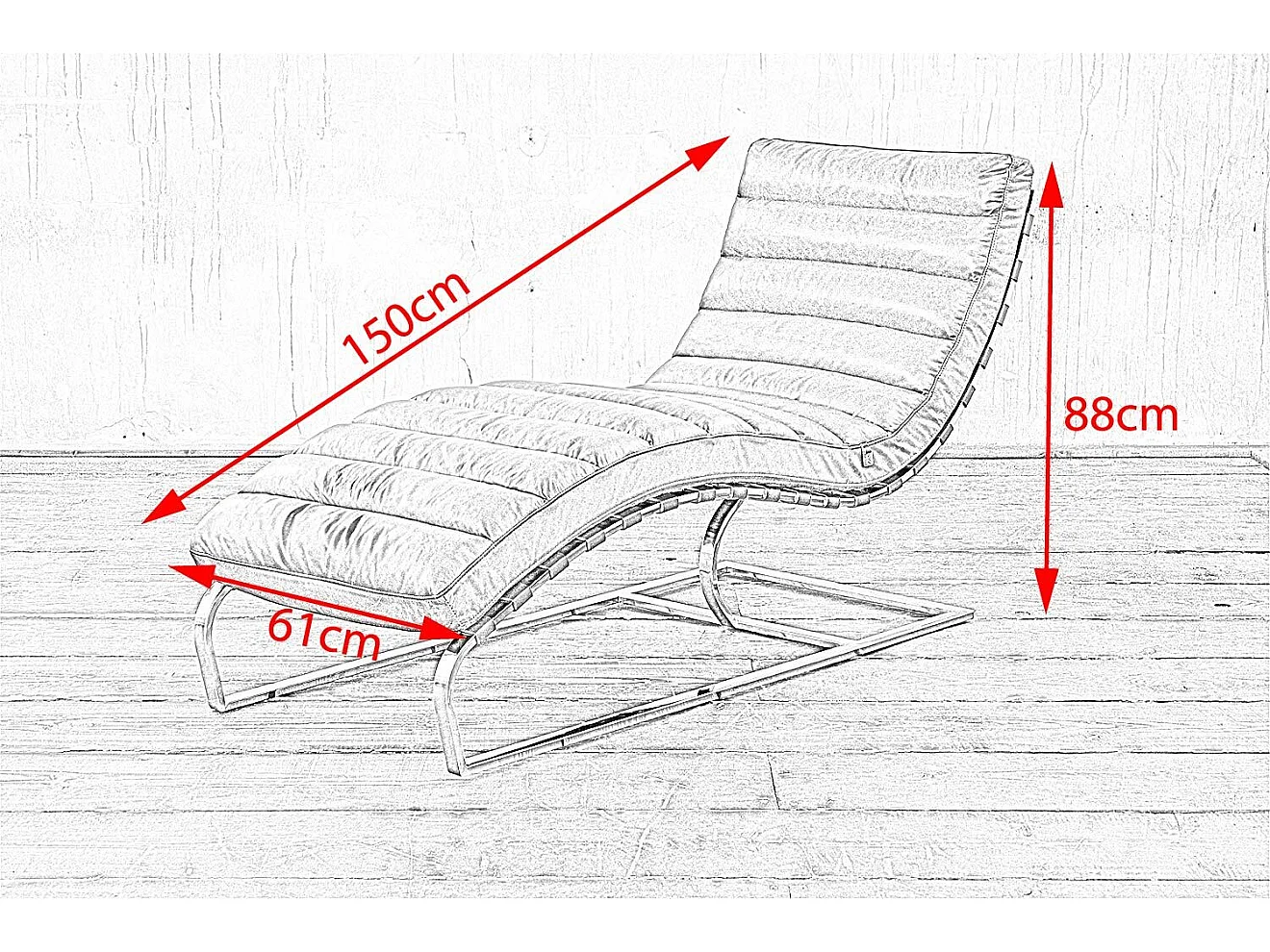 Fauteuil - Noir cuir - SIRY