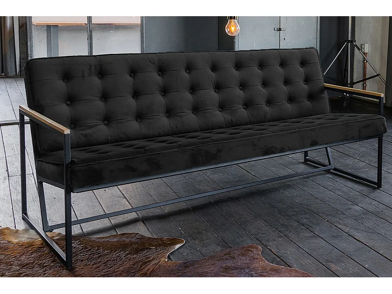 Banco - Negro terciopelo - ARLY