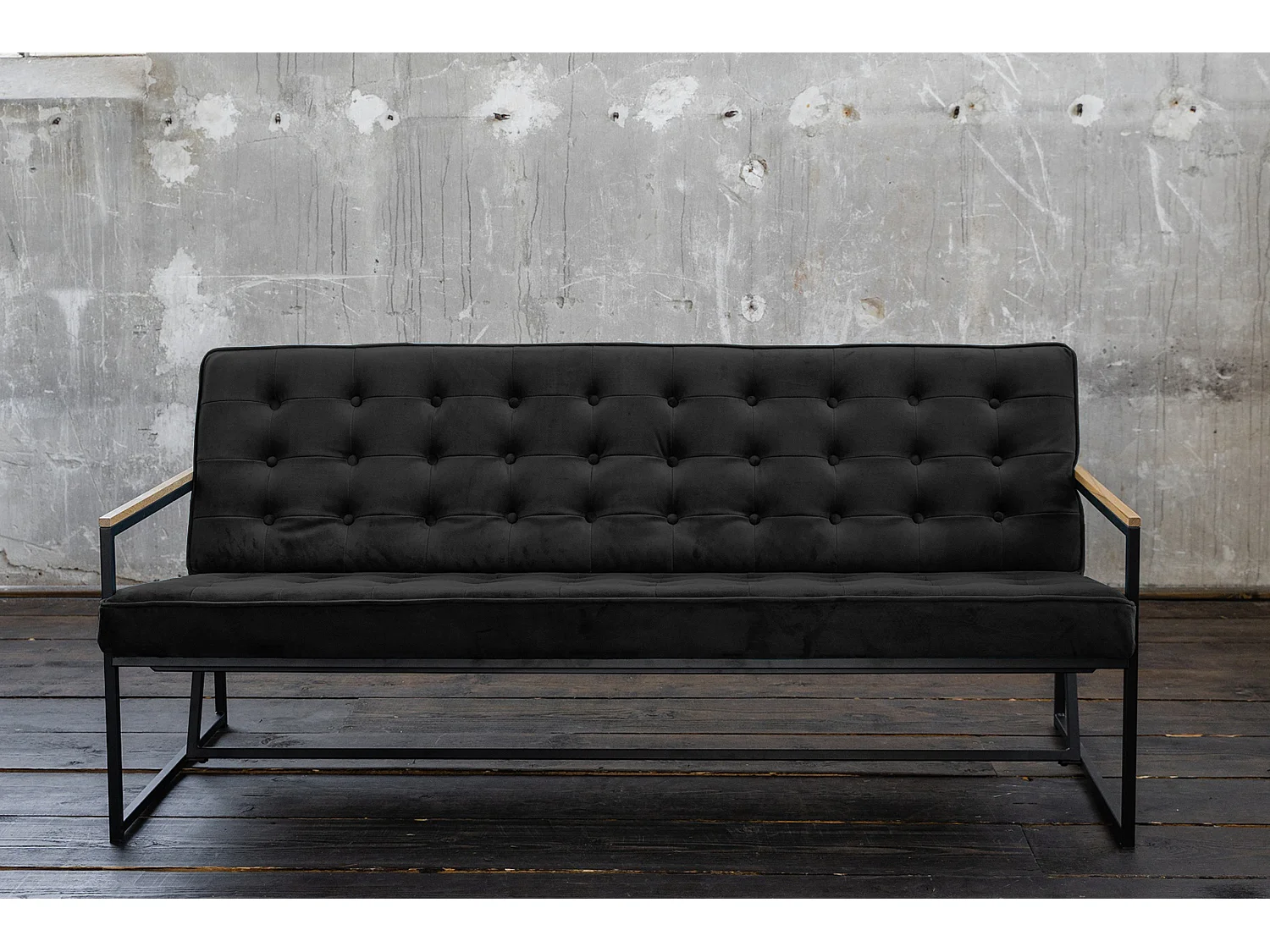 Banco - Negro terciopelo - ARLY