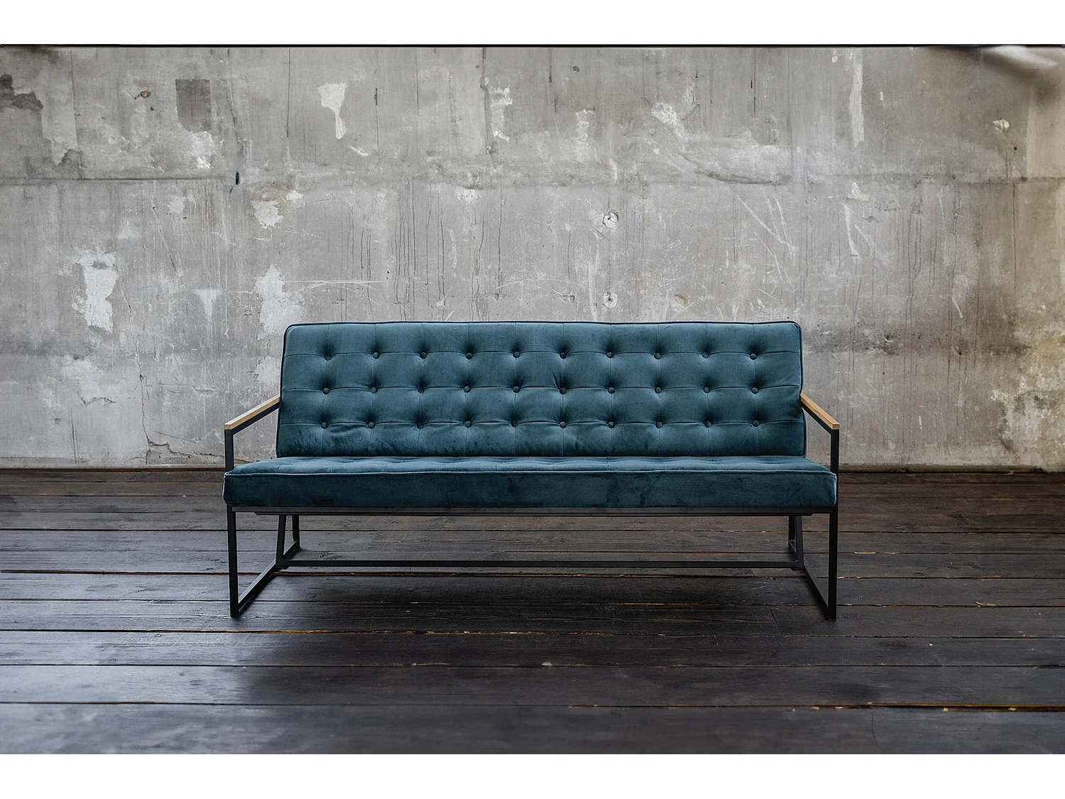 Banquette - Pétrole Velours - ARLY