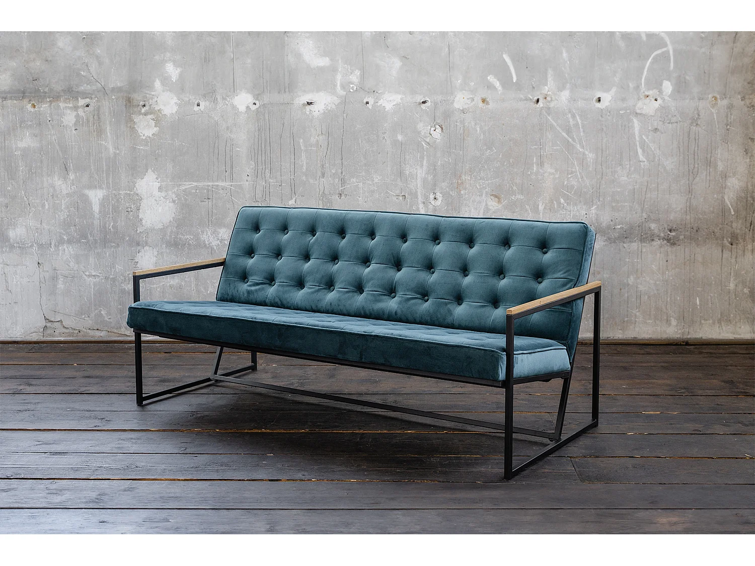 Banquette - Pétrole Velours - ARLY