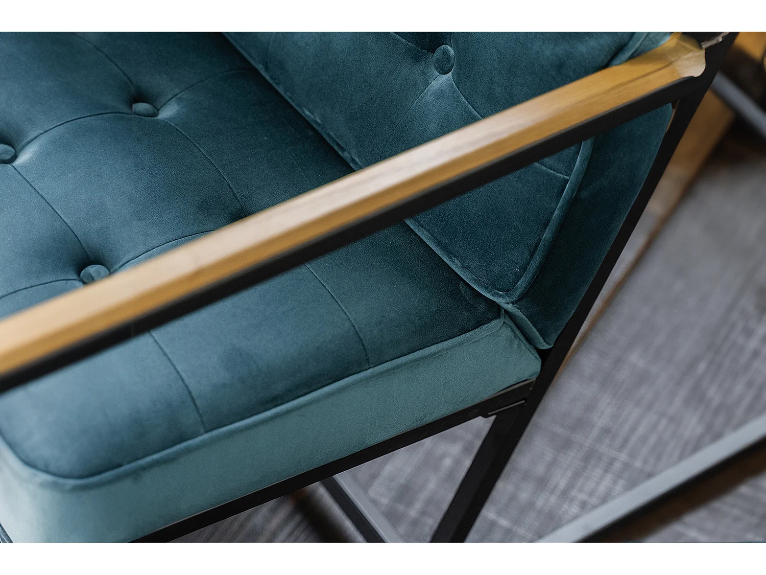 Banquette - Pétrole Velours - ARLY