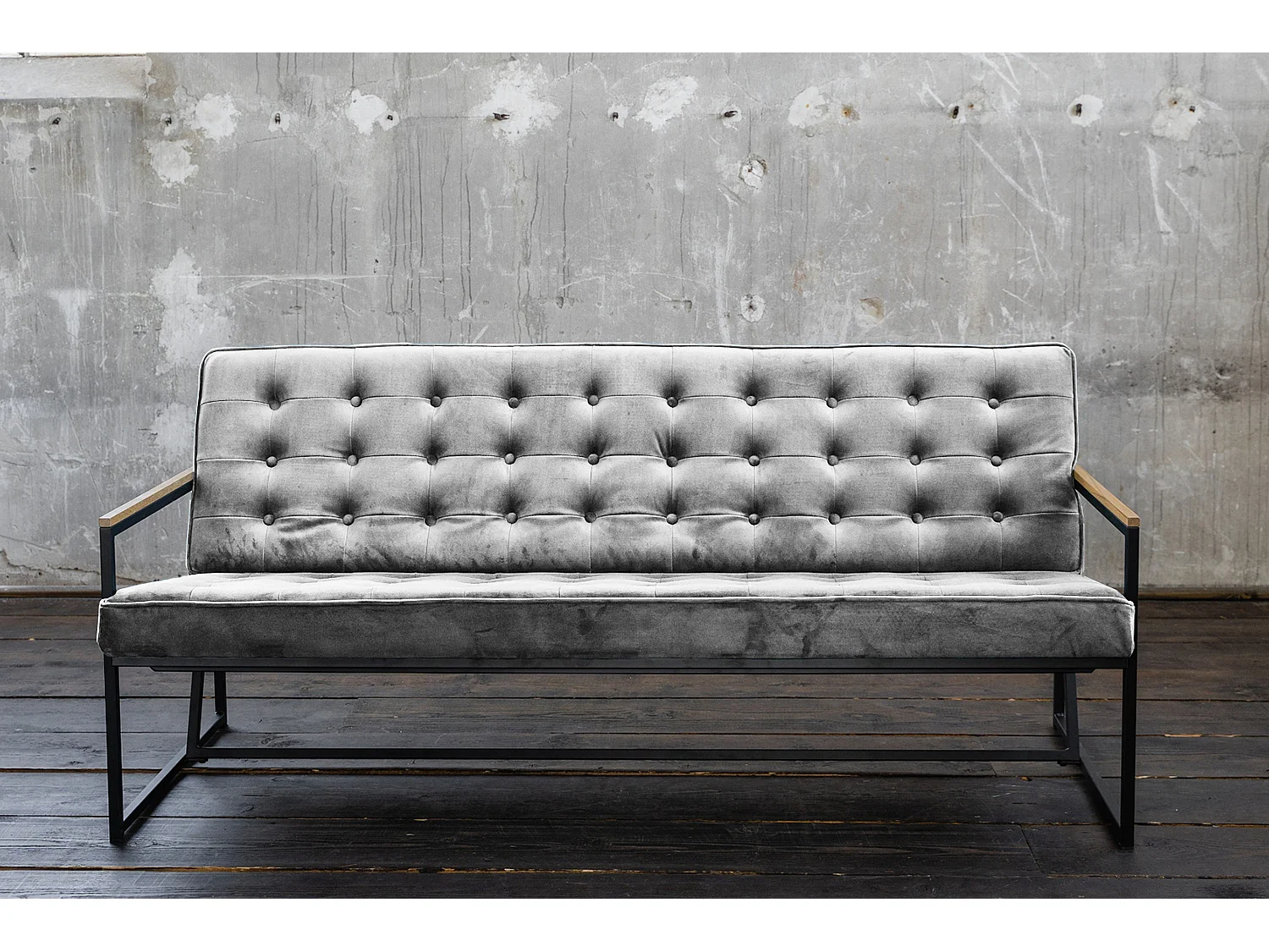 Banco - Gris terciopelo - ARLY