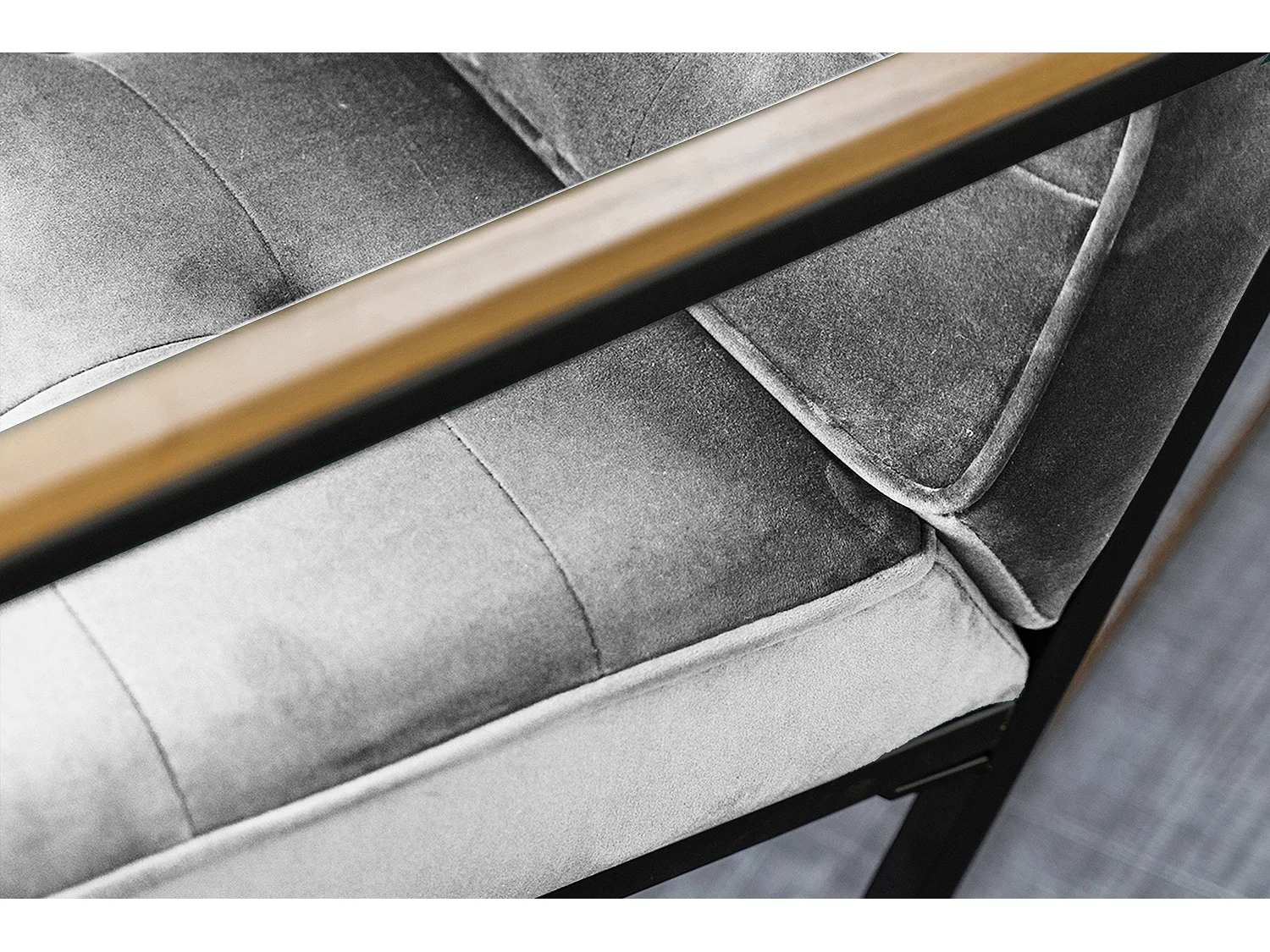 Banco - Gris terciopelo - ARLY