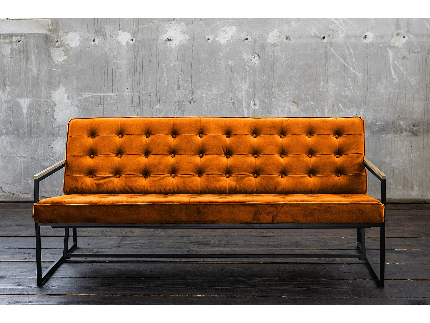 Banquette - Orange Velours - ARLY