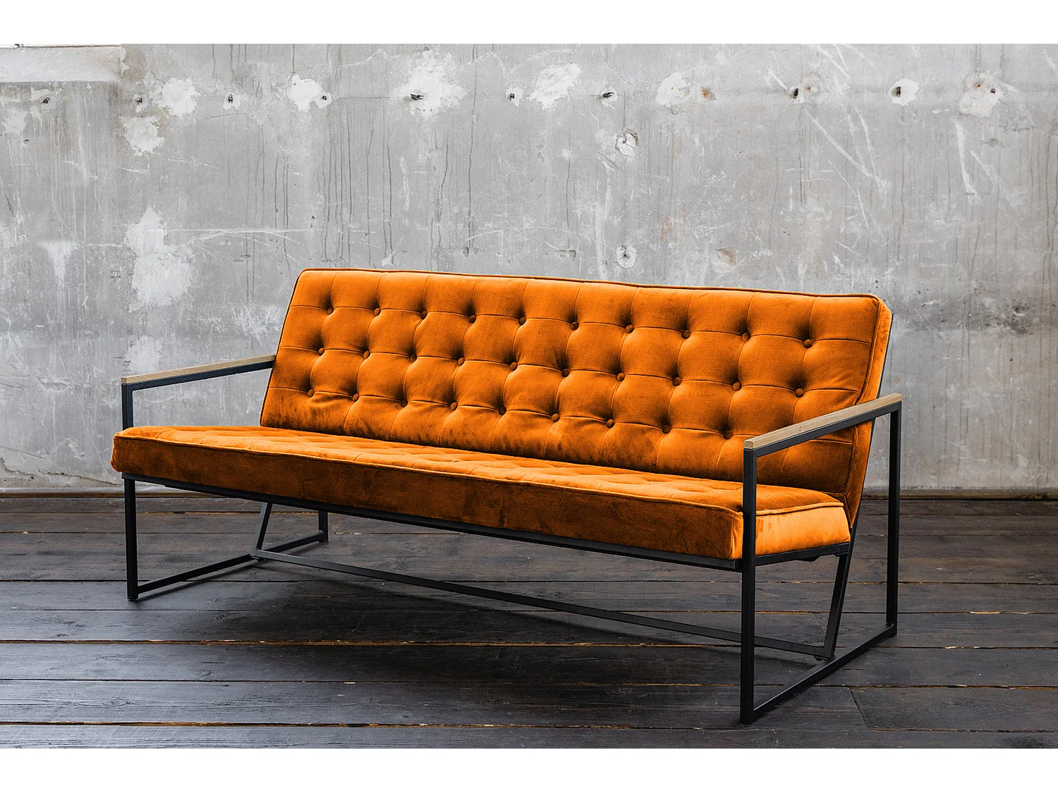 Banquette - Orange Velours - ARLY