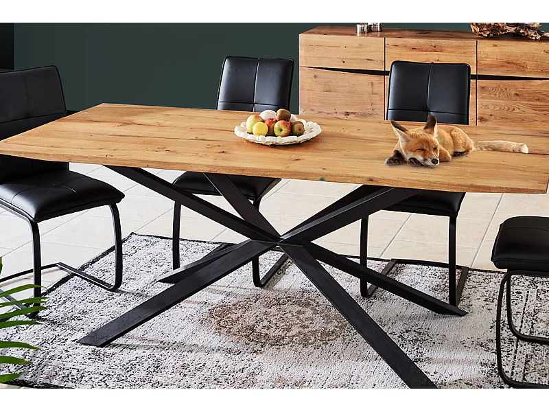 Esstisch - Holz Holz - 220 x 95 cm - YOSHA