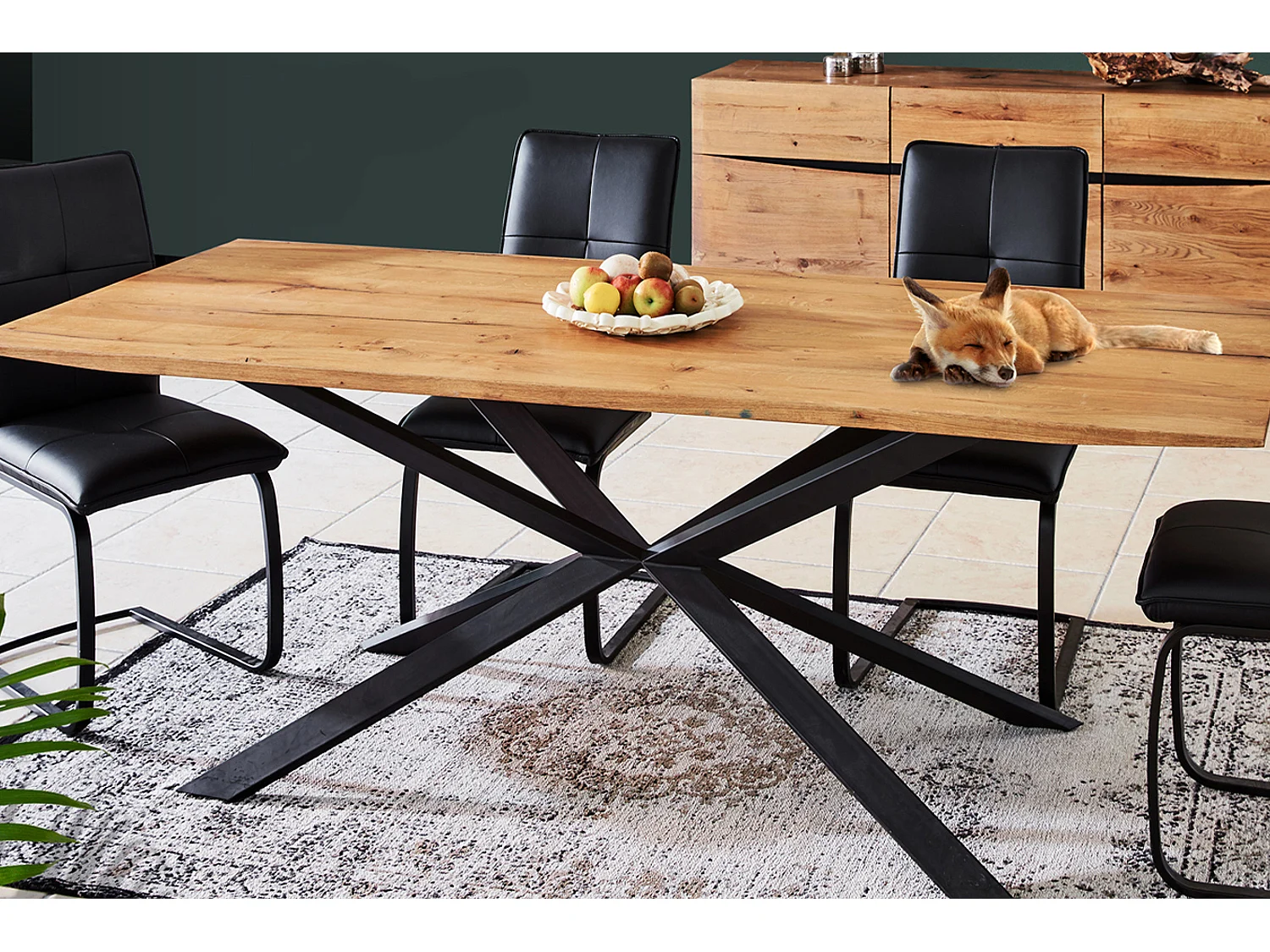 Tavolo - Legno Legno - 220 x 95 cm - YOSHA