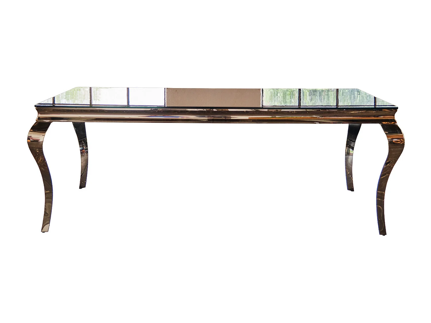 Esstisch - Schwarz Glas - 200 x 100 cm - AMARA