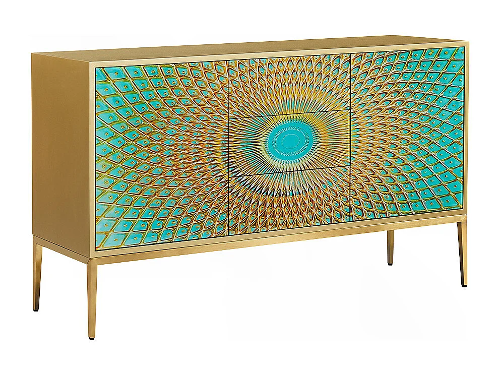 Sideboard - Grün Holz - LAGO