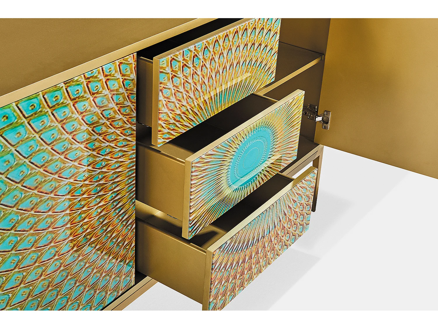 Sideboard - Grün Holz - LAGO