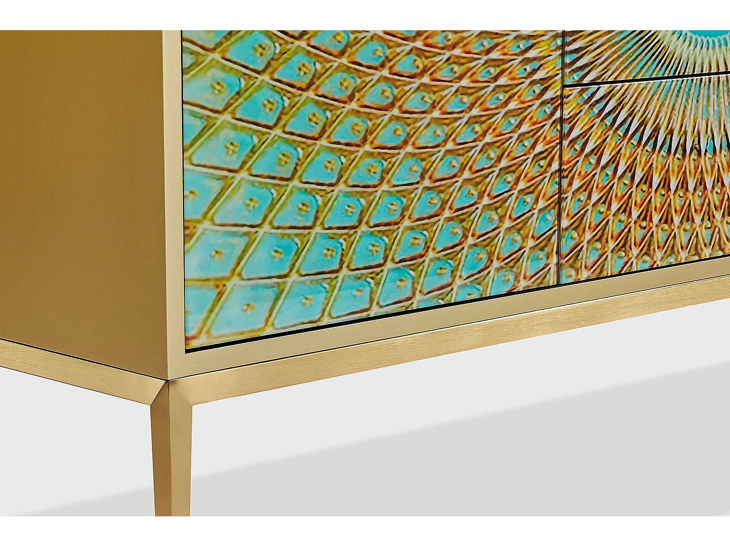 Sideboard - Grün Holz - LAGO