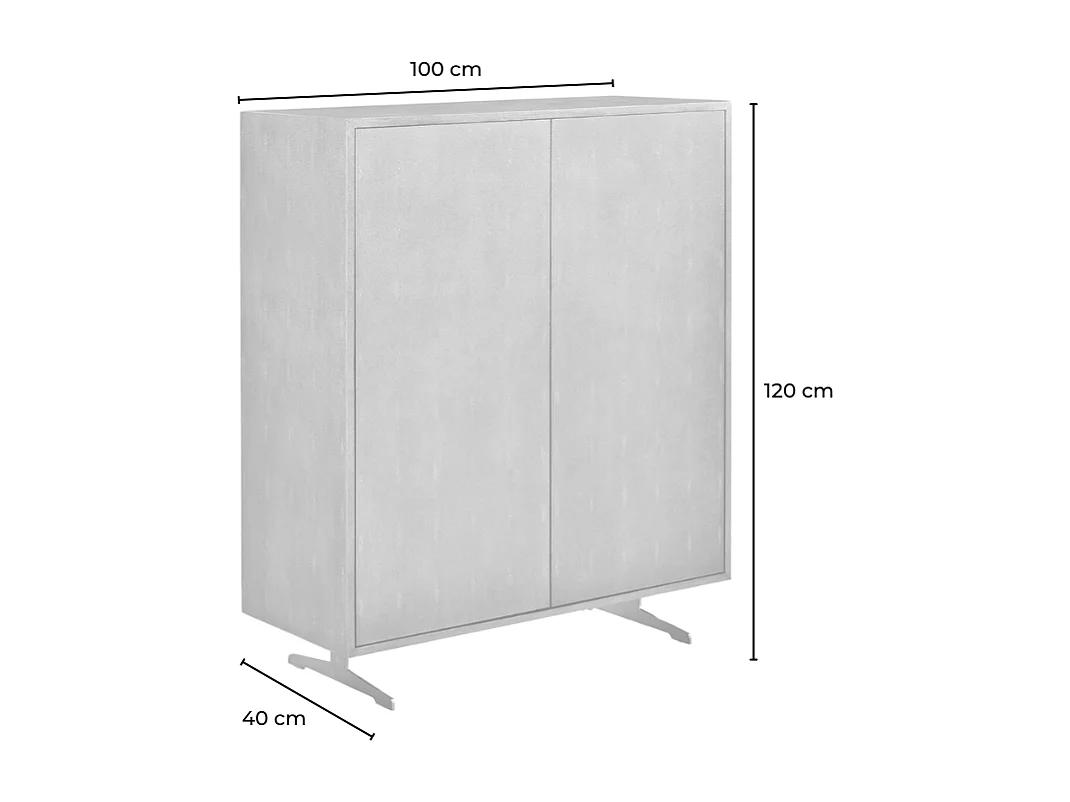 Highboard - Gold Holz - GALA