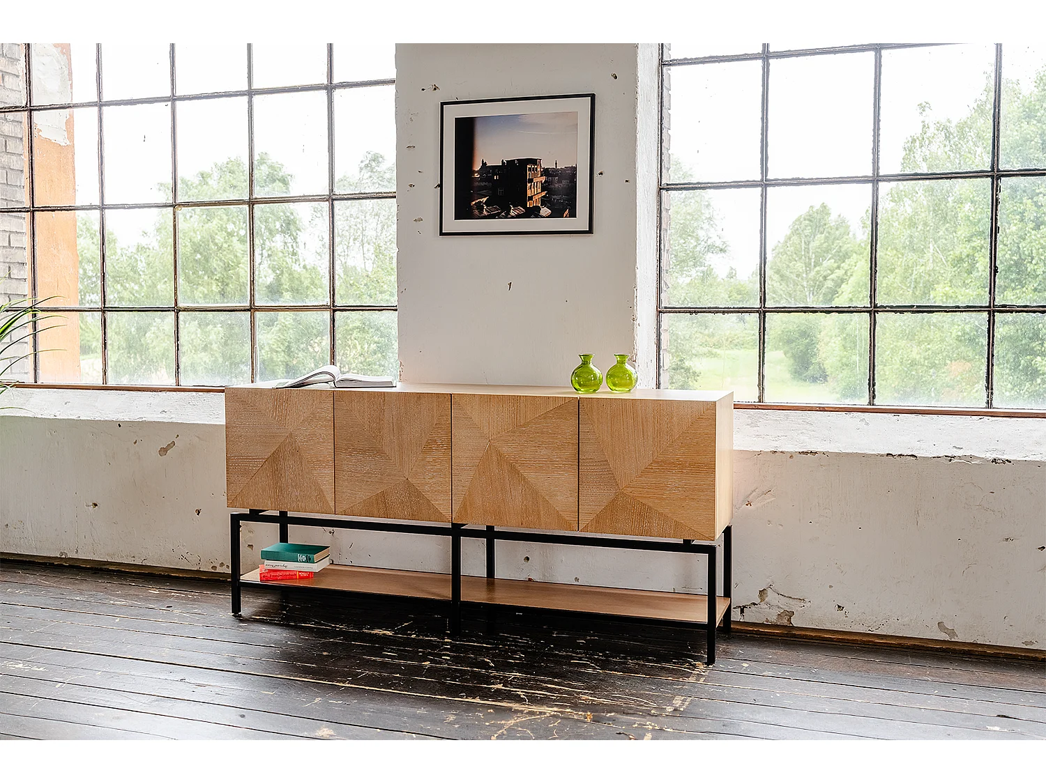 Dressoir - Bruin Hout - ANJO